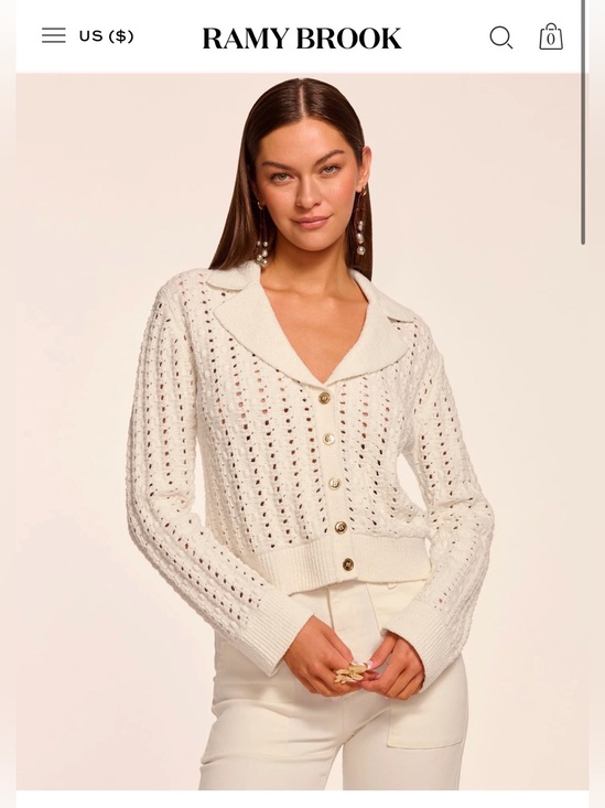 Ramy Brook Sweaters - Ramy Brook Nadia Bauble Knit Cardigan Bnwt